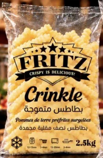 Sachet Fritz Crinkle 2,5 kg