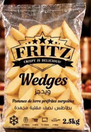 Sachet Fritz Wedges 2,5 kg